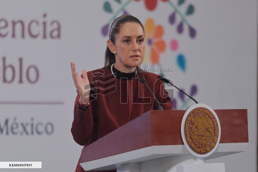 President Claudia Sheinbaum News Conference - Mexico