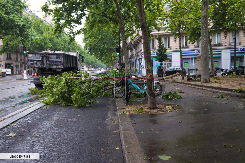 Recovery After Violent Storms in Paris - Paris