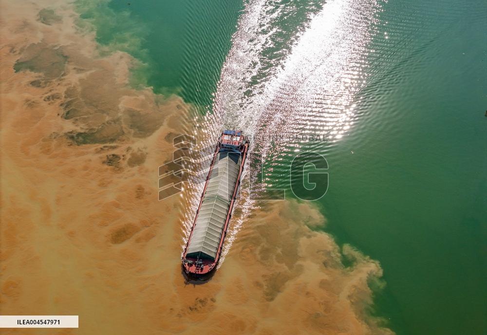 River Turbid Clear Scenery in Nanning