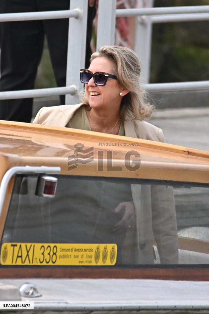 José Ramón Andrés Puerta and his Wife Patricia Andres  At Venice Airport