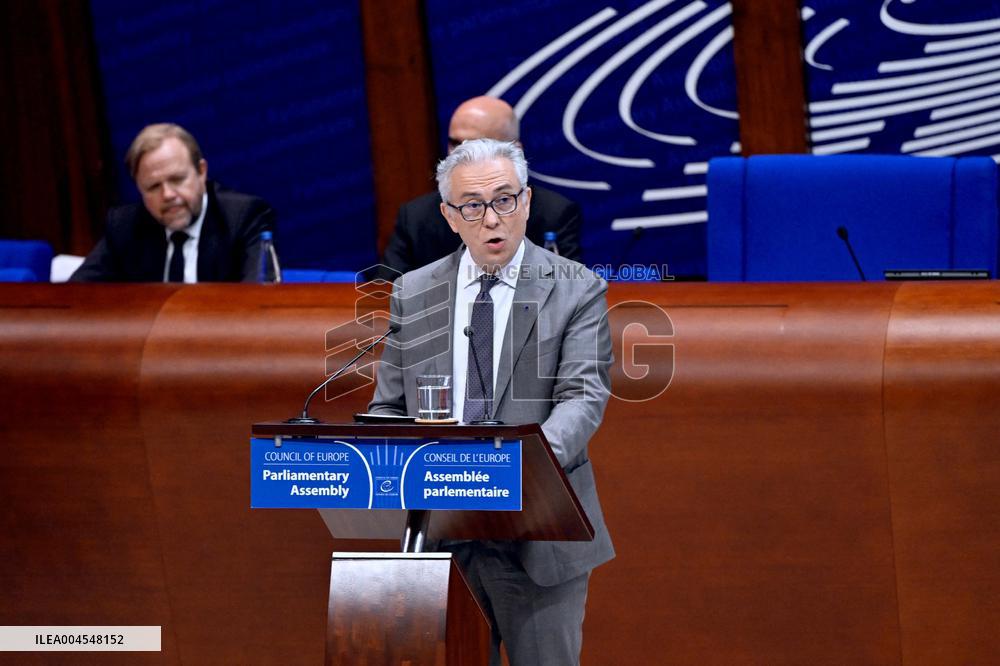 President Zelensky at the Council of Europe - Strasbourg