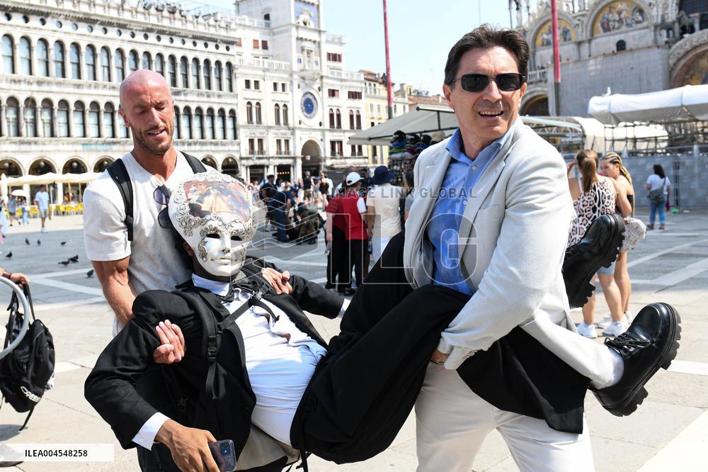 Extinction Rebellion Action Against Jeff Bezos’ Wedding - Venice