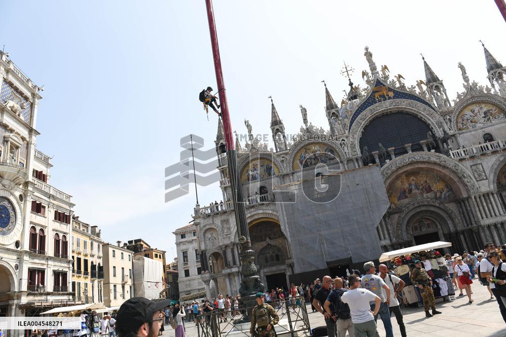 Extinction Rebellion Action Against Jeff Bezos’ Wedding - Venice