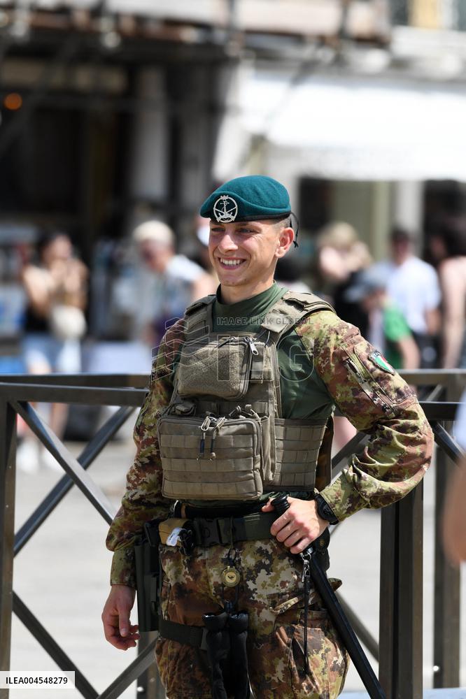 Extinction Rebellion Action Against Jeff Bezos’ Wedding - Venice