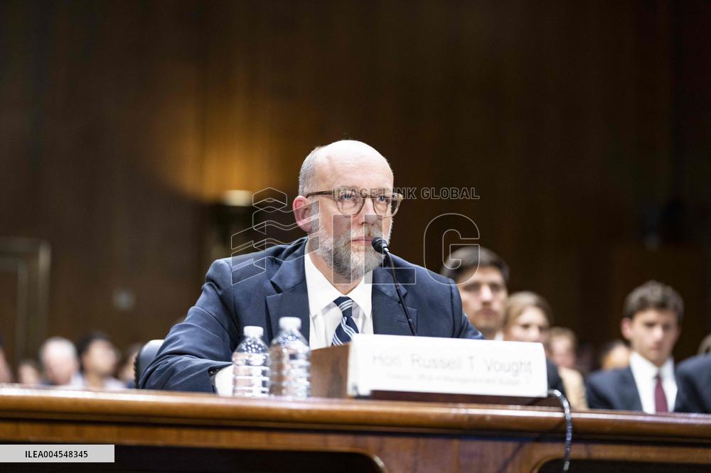Russell Vought Testimong before the US Senate Committee on Appropriations