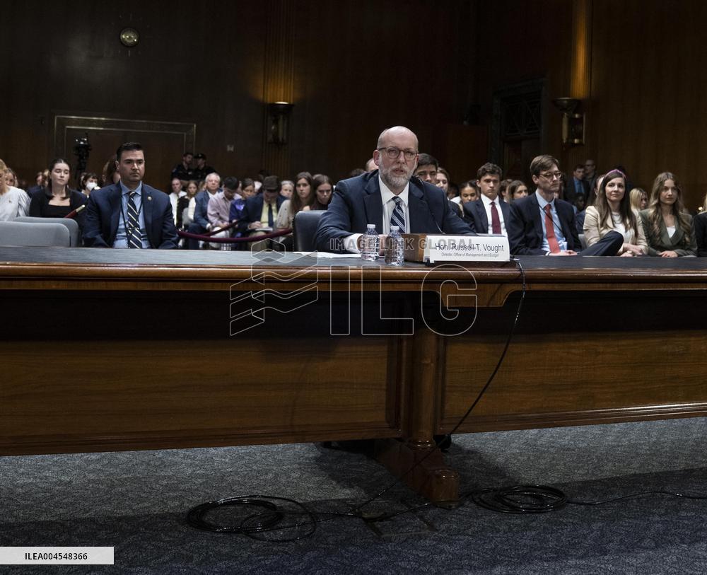 Russell Vought Testimong before the US Senate Committee on Appropriations