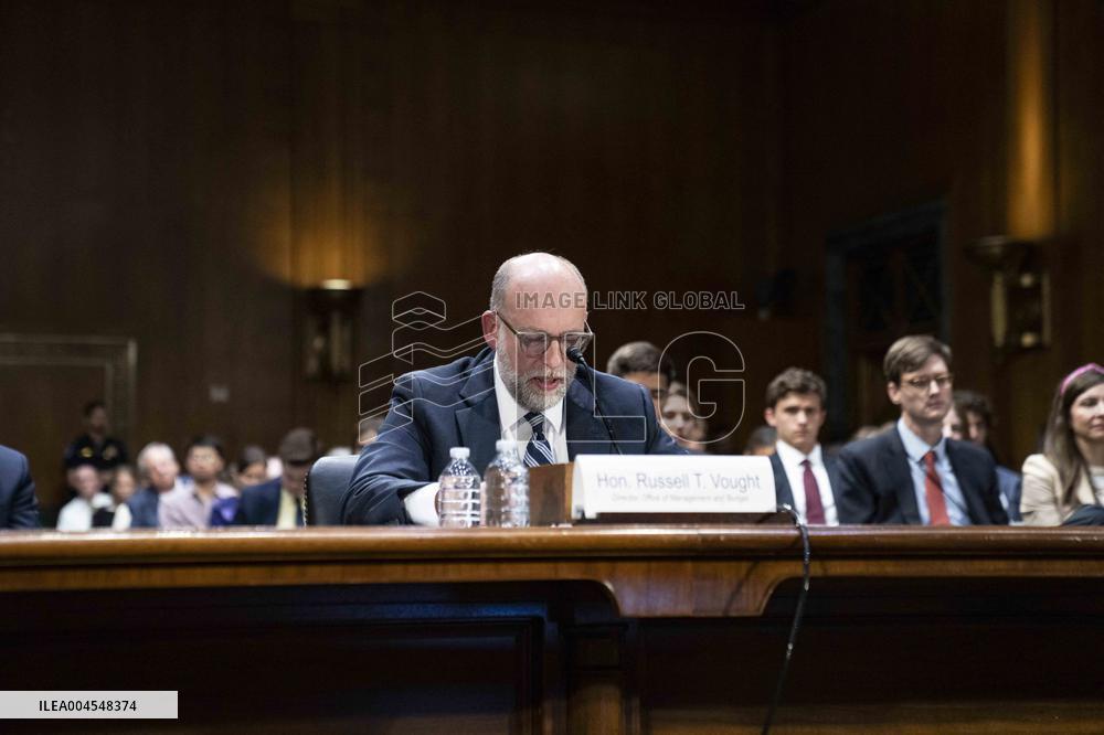Russell Vought Testimong before the US Senate Committee on Appropriations