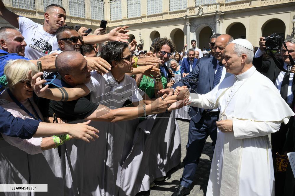 Pope Leo XIV Attends World Day Against Drug Abuse - Vatican