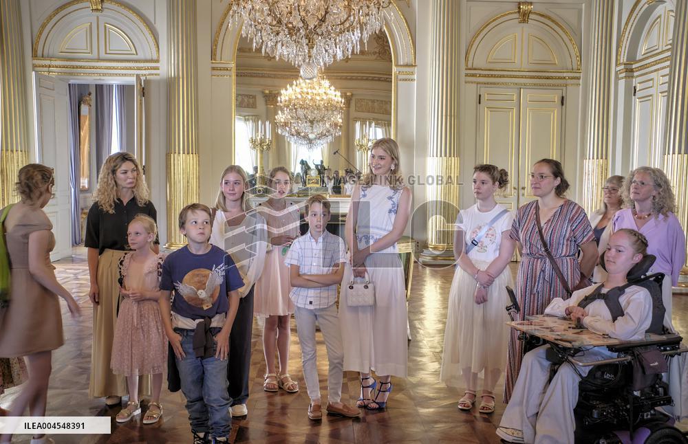 Princess Elisabeth Hosts Young Patients at Royal Palace - Brussels