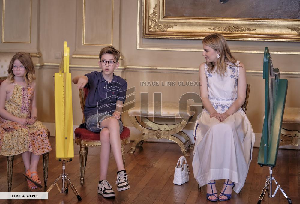 Princess Elisabeth Hosts Young Patients at Royal Palace - Brussels
