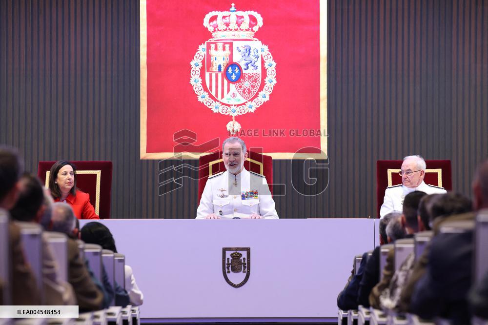 King Felipe Closes the XXVI General Staff Course - Madrid