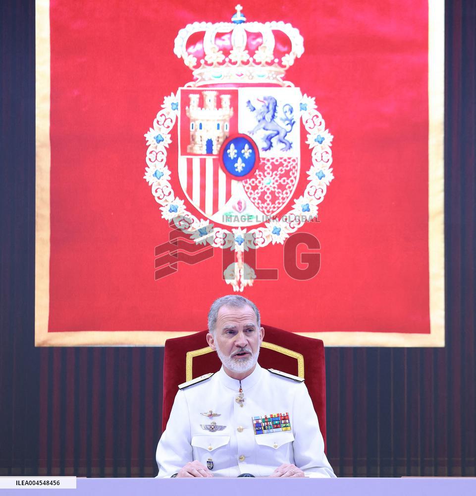 King Felipe Closes the XXVI General Staff Course - Madrid