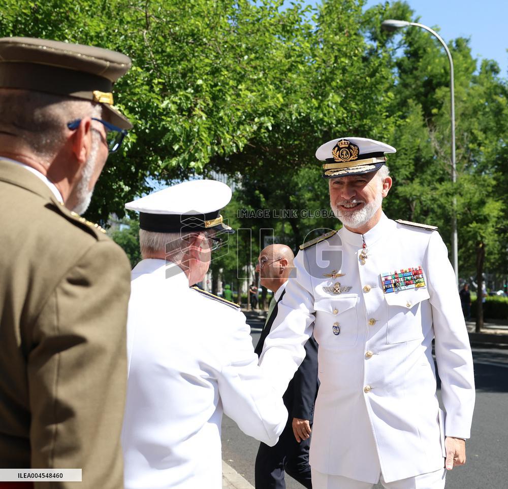 King Felipe Closes the XXVI General Staff Course - Madrid