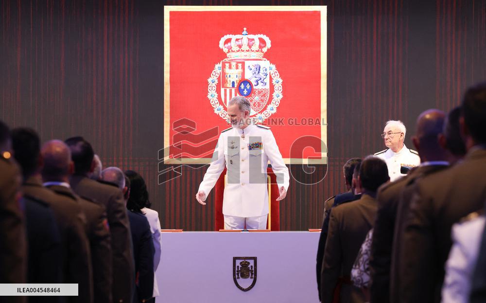 King Felipe Closes the XXVI General Staff Course - Madrid