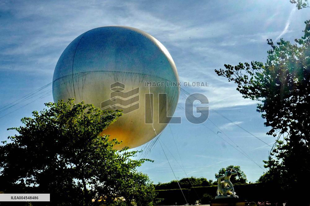Olympic Cauldron In The Tuileries Gardens - Paris