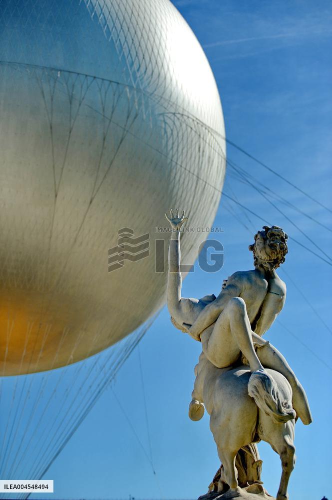 Olympic Cauldron In The Tuileries Gardens - Paris