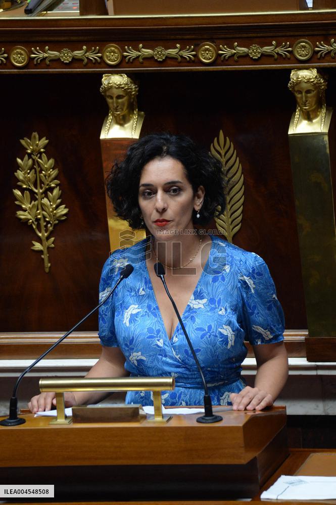 Debate At The National Assembly - Paris