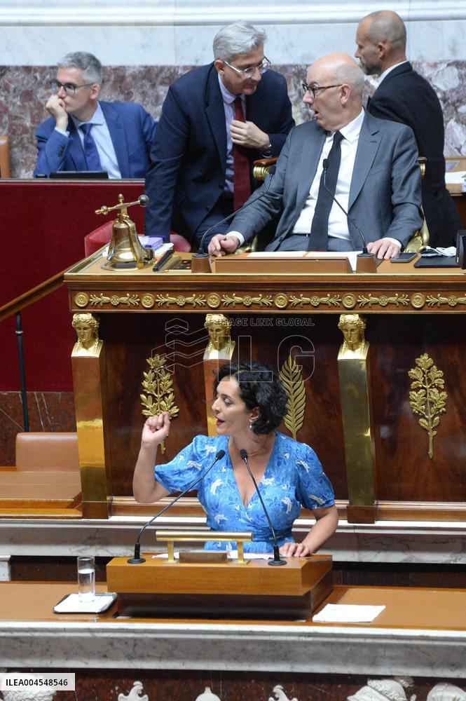 Debate At The National Assembly - Paris