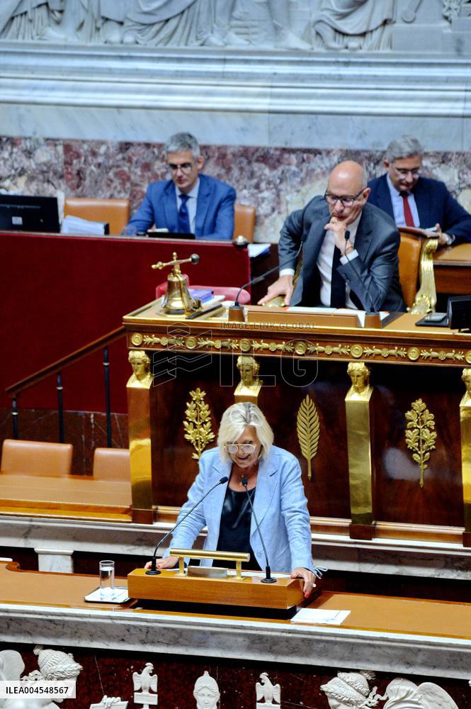 Debate At The National Assembly - Paris