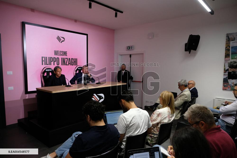 CALCIO - Serie B - Filippo Inzaghi new coach Palermo Calcio - Press Conference