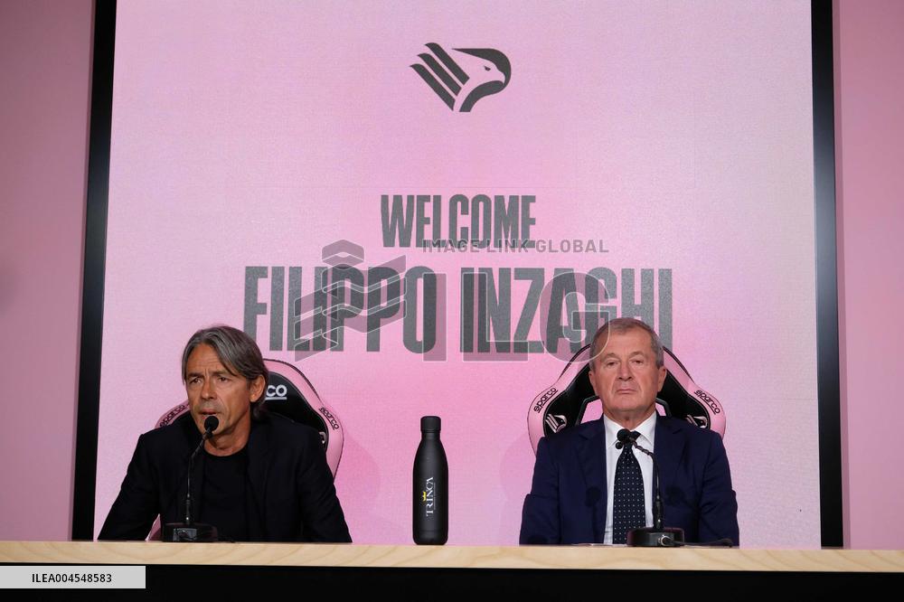 CALCIO - Serie B - Filippo Inzaghi new coach Palermo Calcio - Press Conference