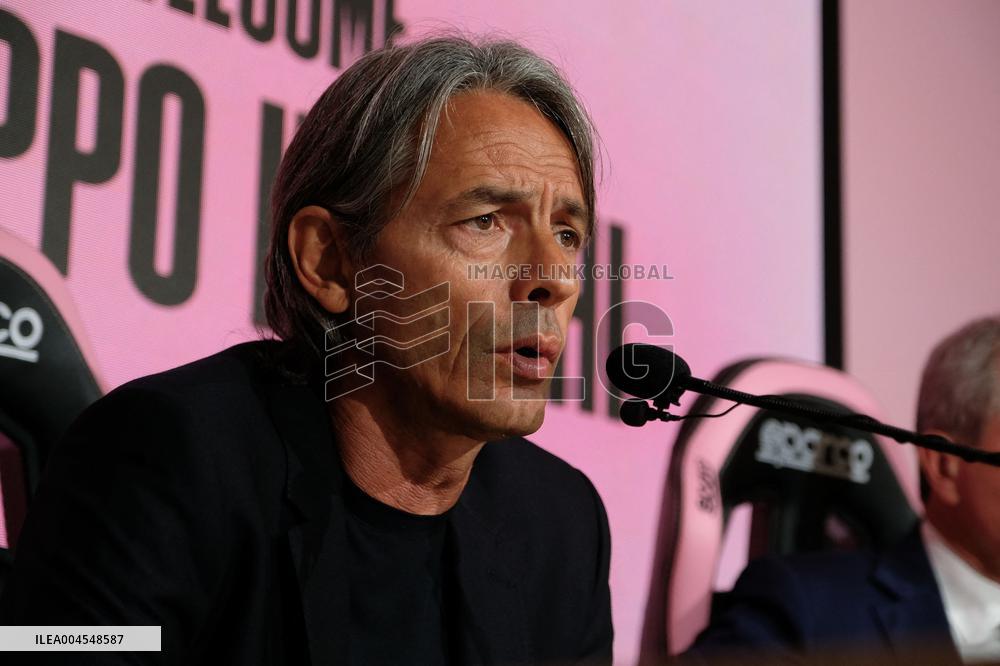 CALCIO - Serie B - Filippo Inzaghi new coach Palermo Calcio - Press Conference