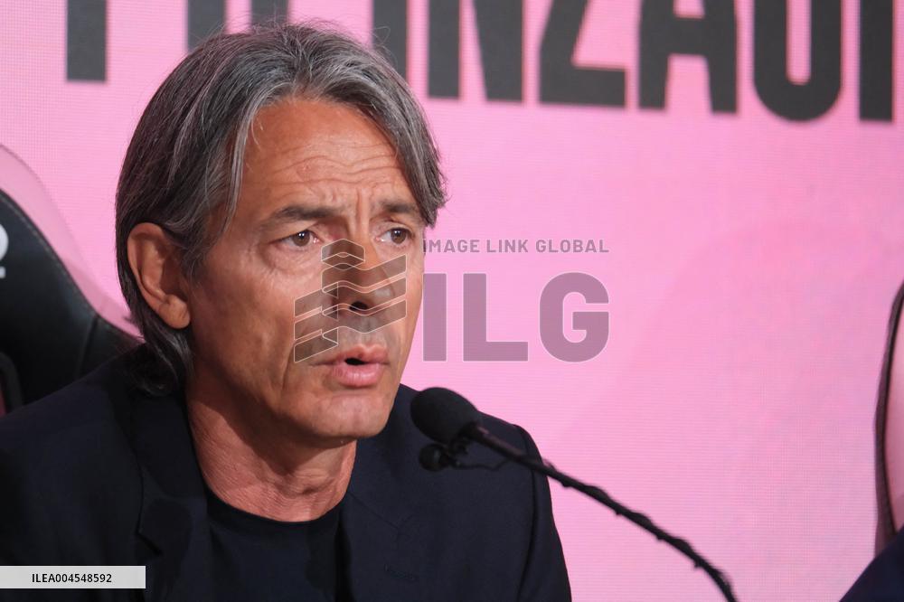 CALCIO - Serie B - Filippo Inzaghi new coach Palermo Calcio - Press Conference