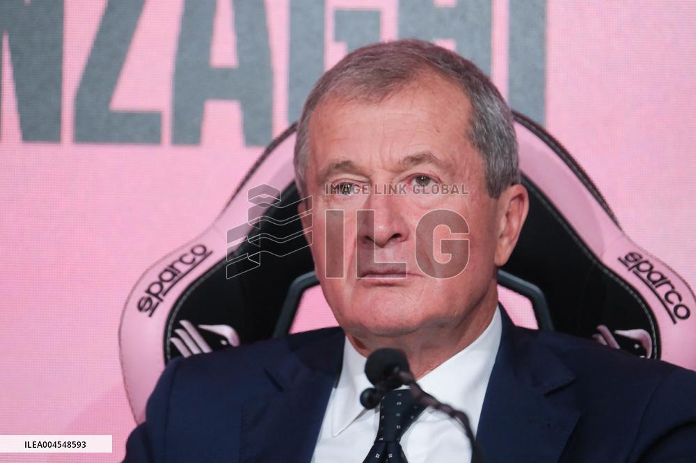 CALCIO - Serie B - Filippo Inzaghi new coach Palermo Calcio - Press Conference