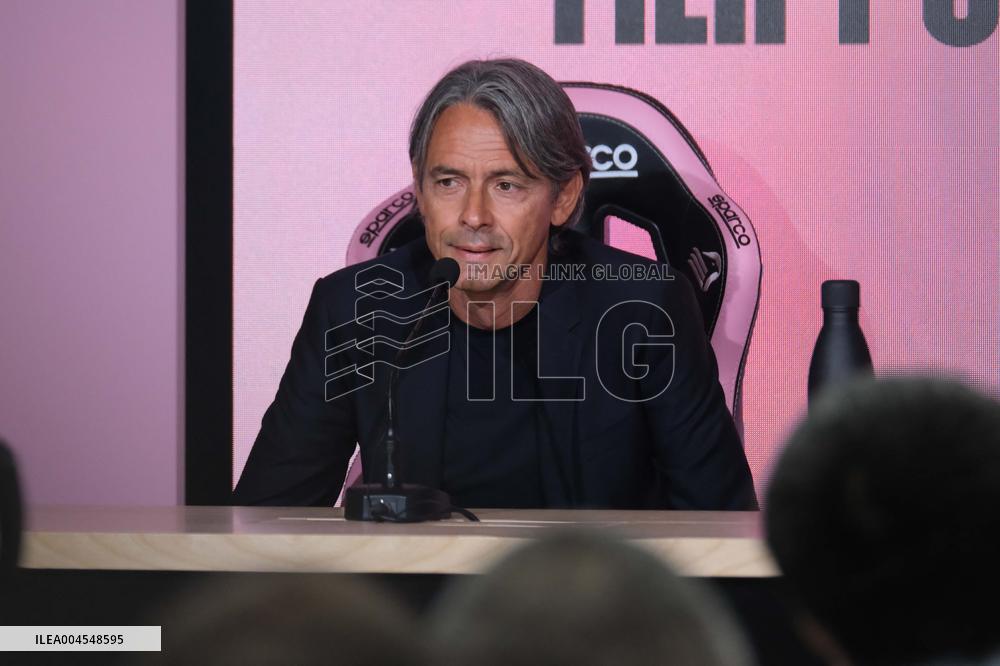 CALCIO - Serie B - Filippo Inzaghi new coach Palermo Calcio - Press Conference