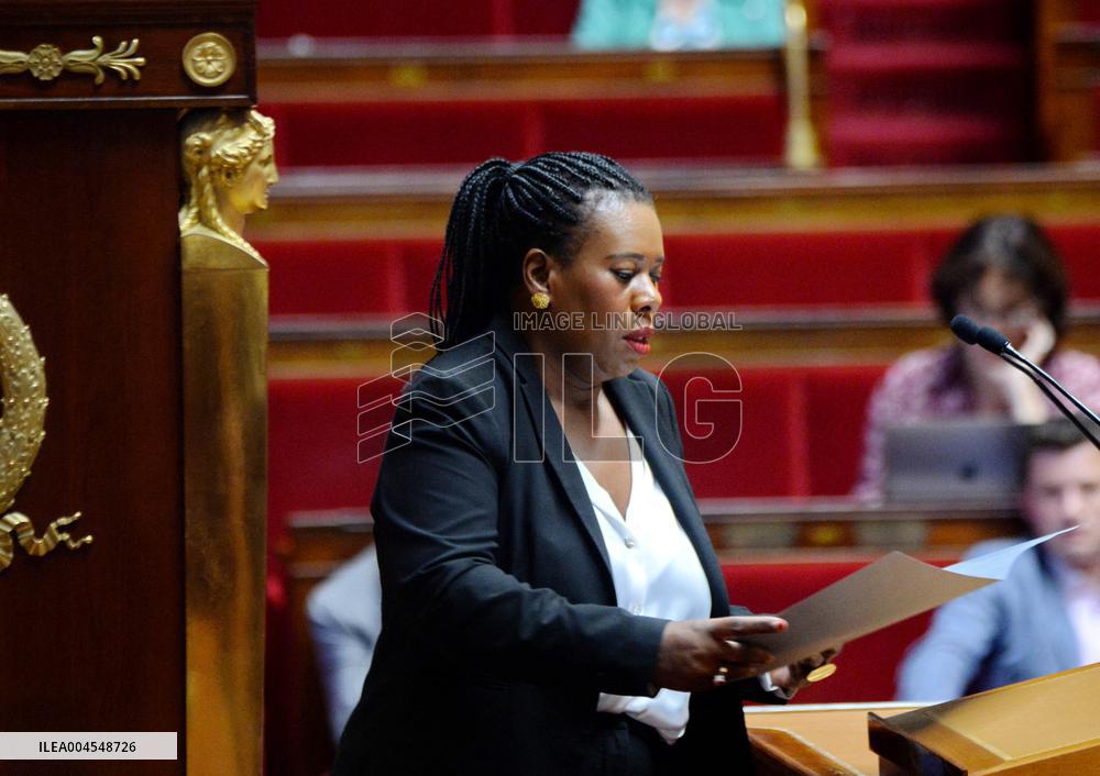 Debate At The National Assembly - Paris