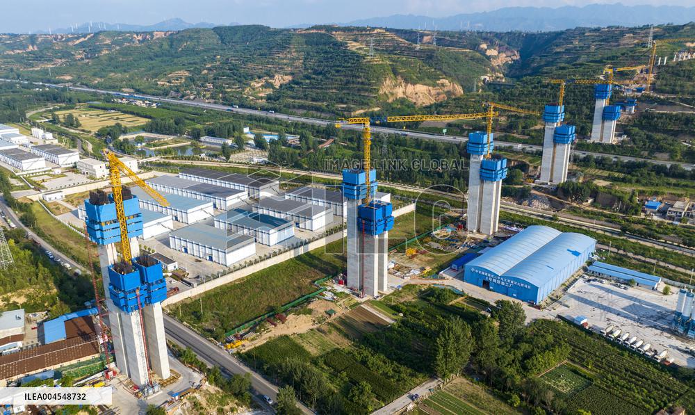 Qinglongjianhe Special Bridge Construction in Sanmenxia