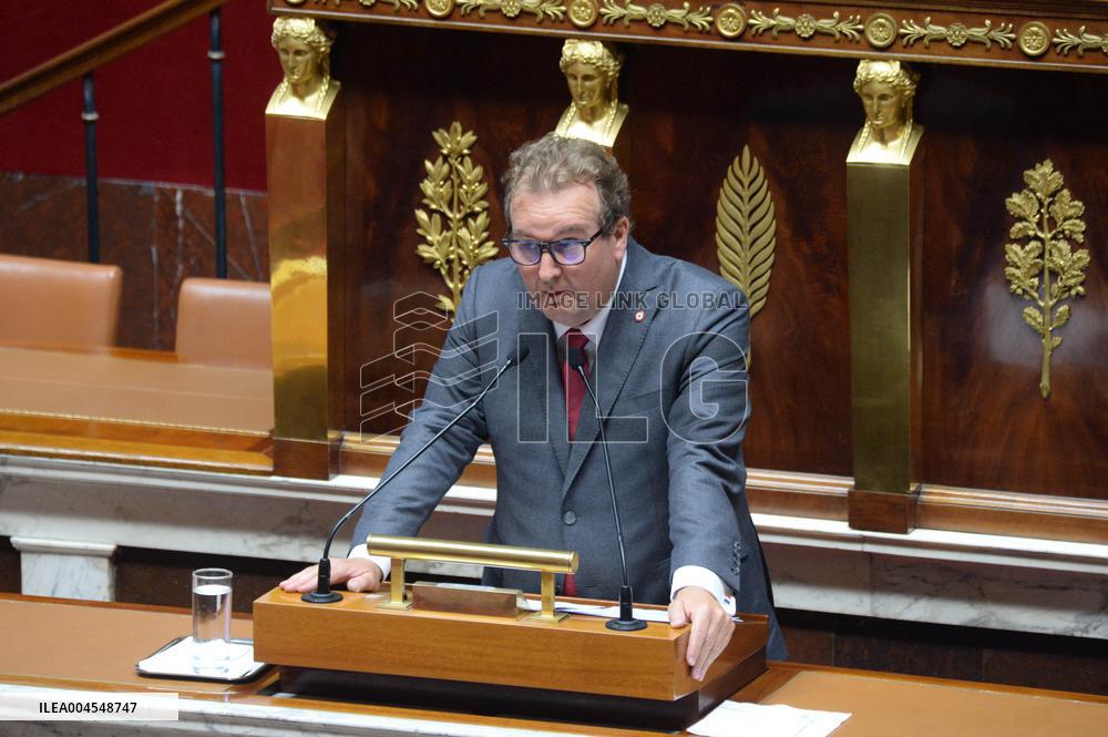 Debate At The National Assembly - Paris