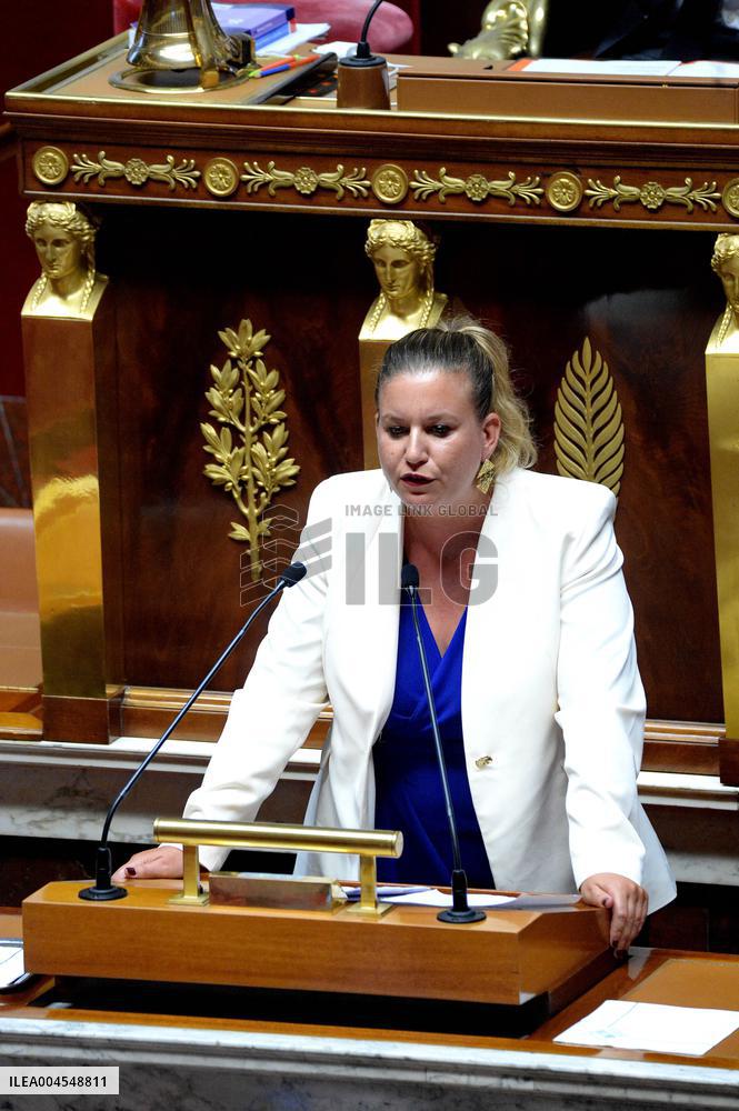 Debate At The National Assembly - Paris