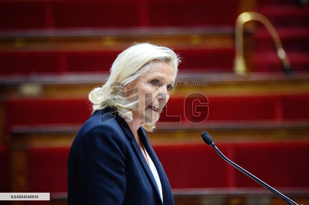 Debate At The National Assembly - Paris