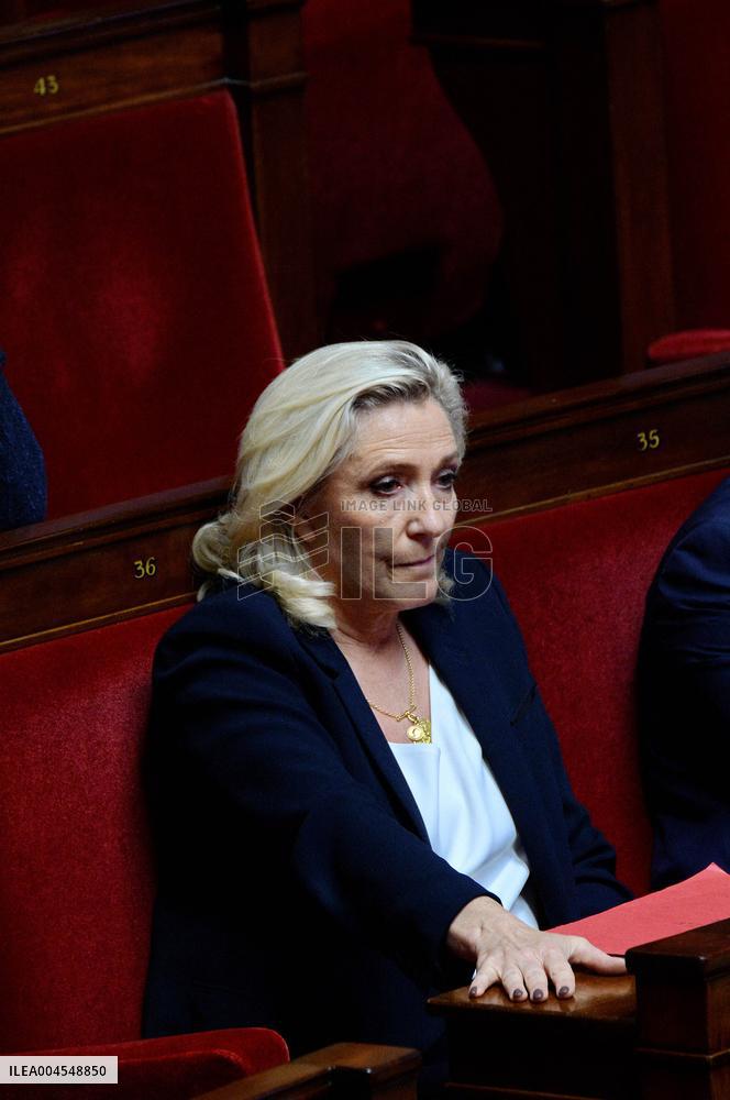 Debate At The National Assembly - Paris