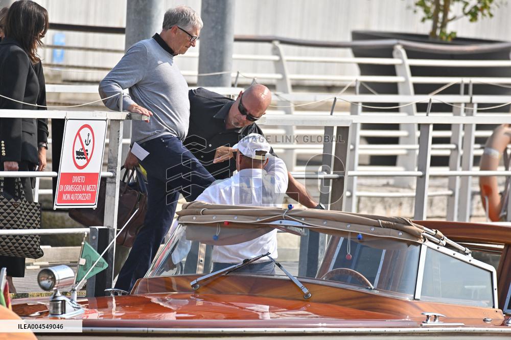 Bill Gates At Venice Airport - Italy