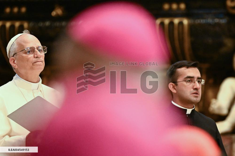 Pope Leo XIV Leads a Meditation as Part of Jubilee of Bishops - Vatican