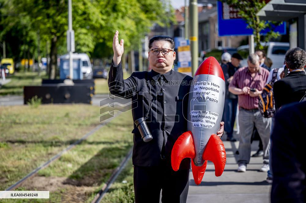 Kim Jong-un Lookalike at The NATO Summit - The Hague