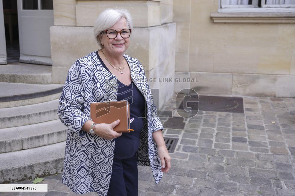 PM Bayrou Press Conference At Hotel De Matignon - Paris