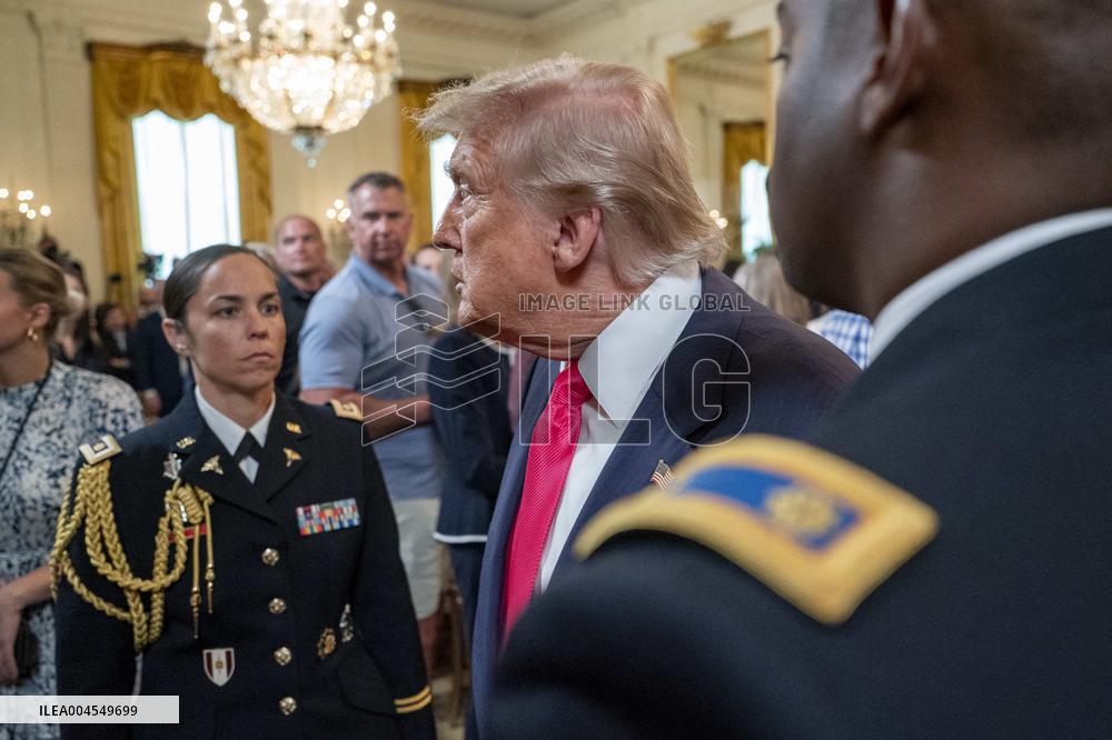 President Donald Trump hosts "One, Big, Beatuiful Event" in Washington, DC