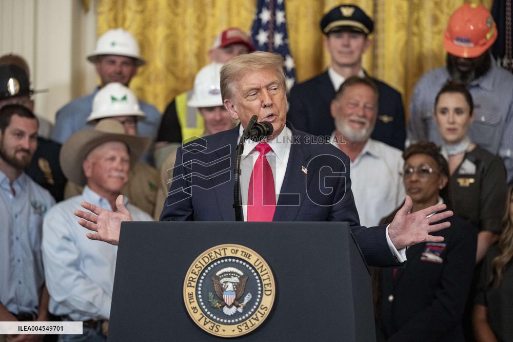 President Donald Trump hosts "One, Big, Beatuiful Event" in Washington, DC