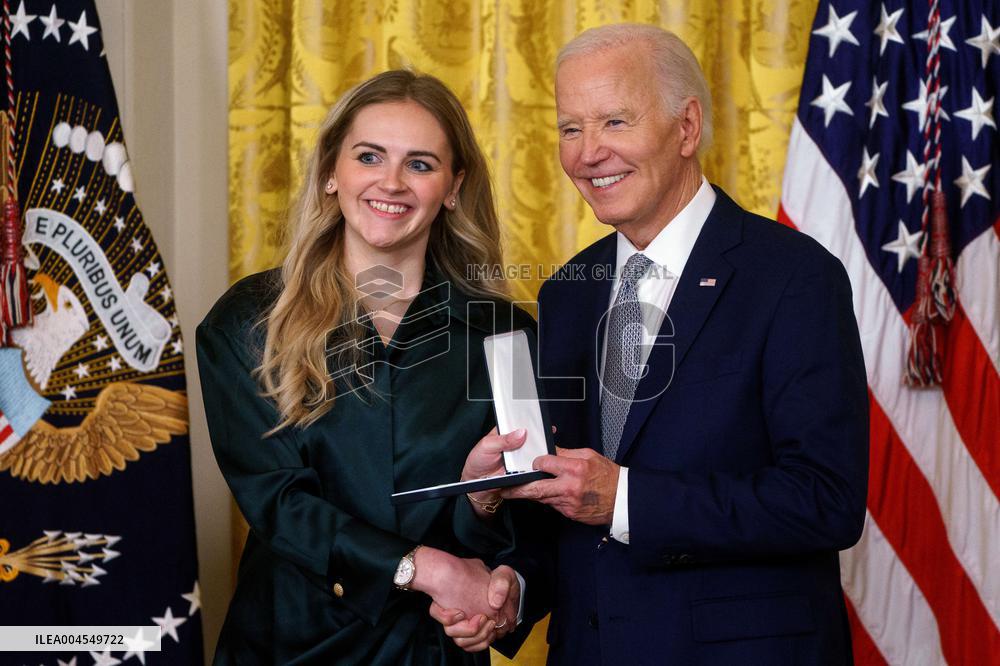 Biden Awards Presidential Service Medals