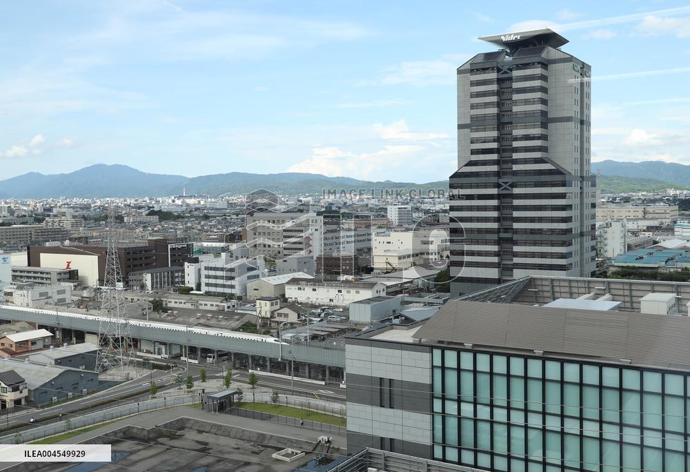 Nidec exterior, logo and signage