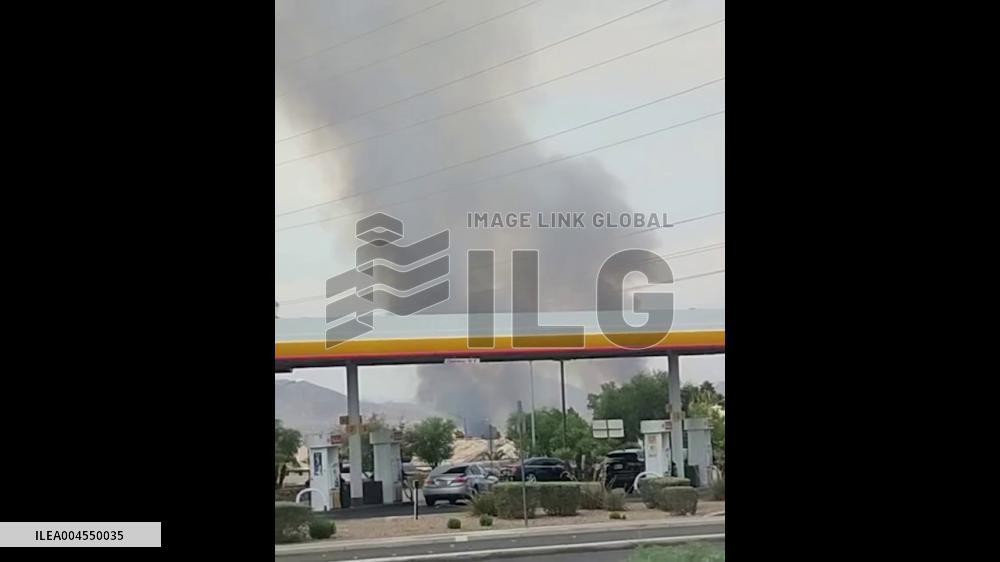 US: Brush Fire Burns 110 Acres at Wetlands Park, Nevada