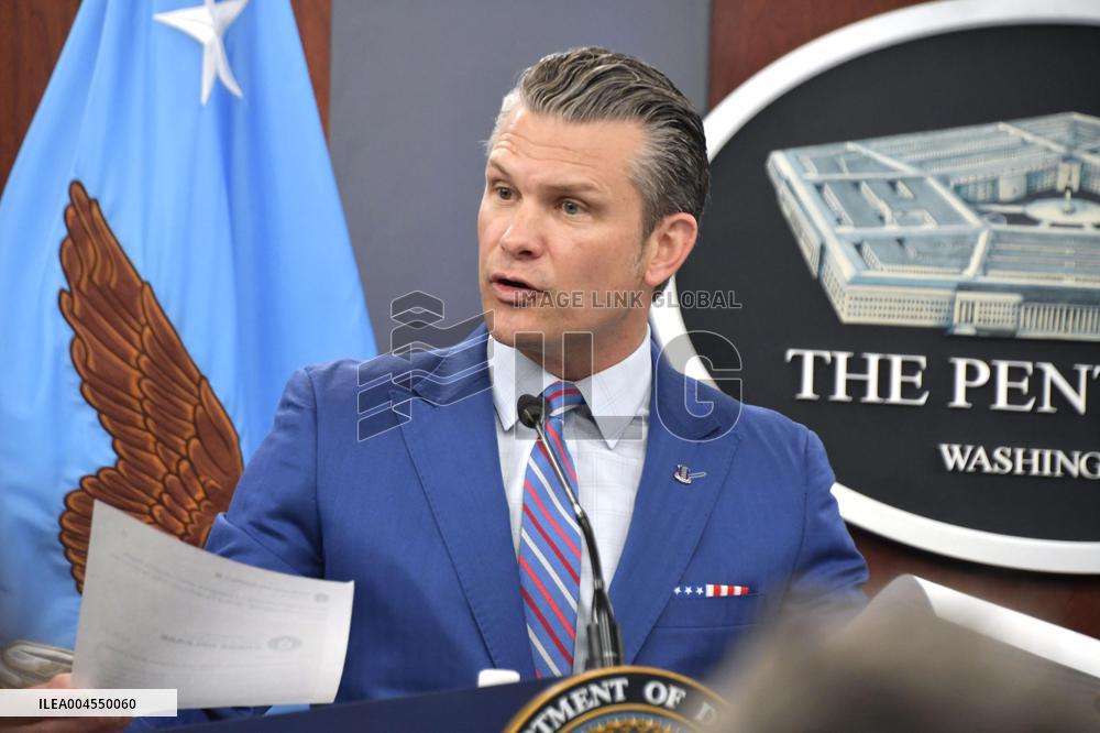 U.S. defense secretary Hegseth
