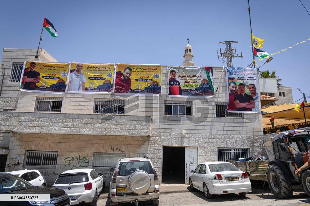 Funeral of Three Palestinians - West Bank