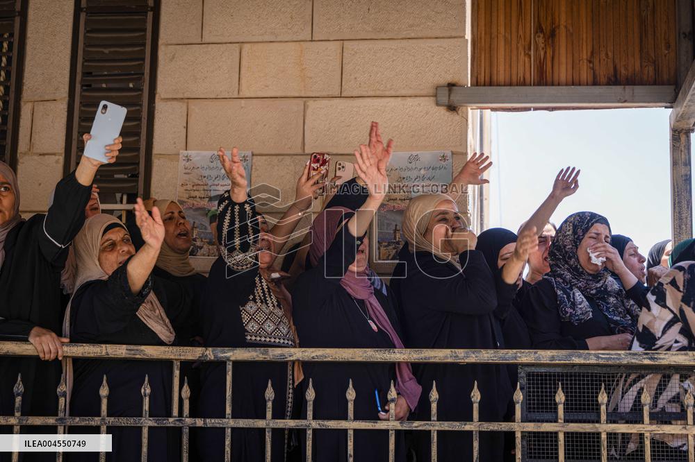Funeral of Three Palestinians - West Bank