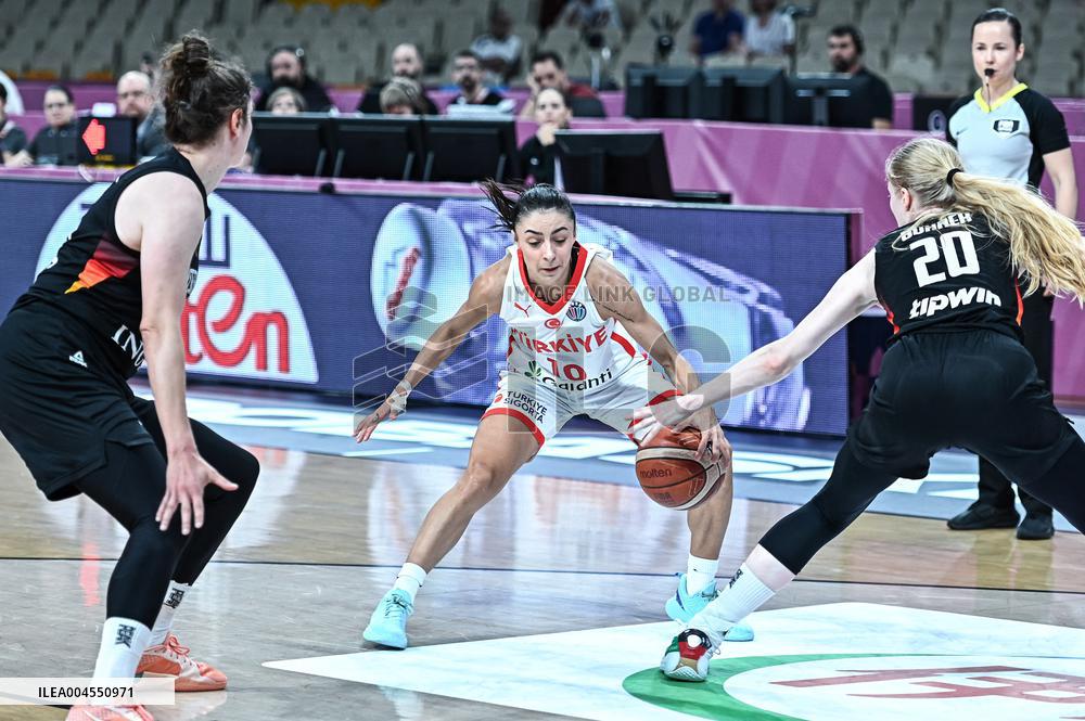 BASKET - Basket Internazionali - FIBA EuroBasket Women - Turkiye vs Germany - Classification Games 5-8