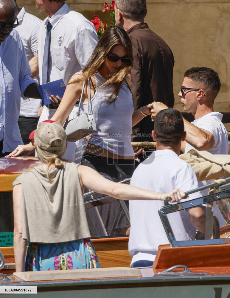 Vittoria Ceretti Leaves Gritti Hotel - Venice