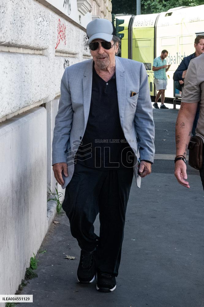 Al Pacino Surprises At Foxcatcher Screening - Rome